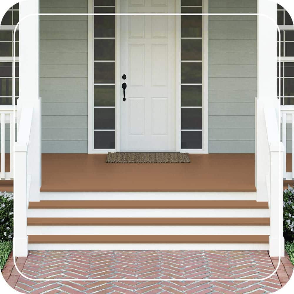 BEHR PREMIUM #260F-6 Textured Low-Lustre Enamel Interior/Exterior Porch and Patio Anti-Slip Floor Paint (2)