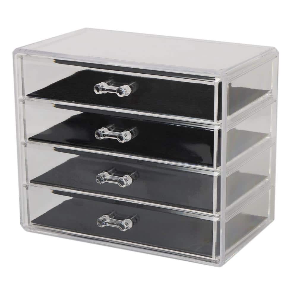 SIMPLIFY 4 Tier Cosmetic and Jewlery Chest
