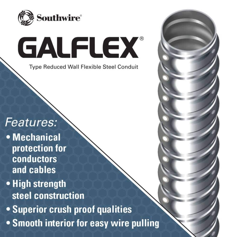 Southwire . Galflex RWS Metallic Armored Steel Flexible Conduit (2)