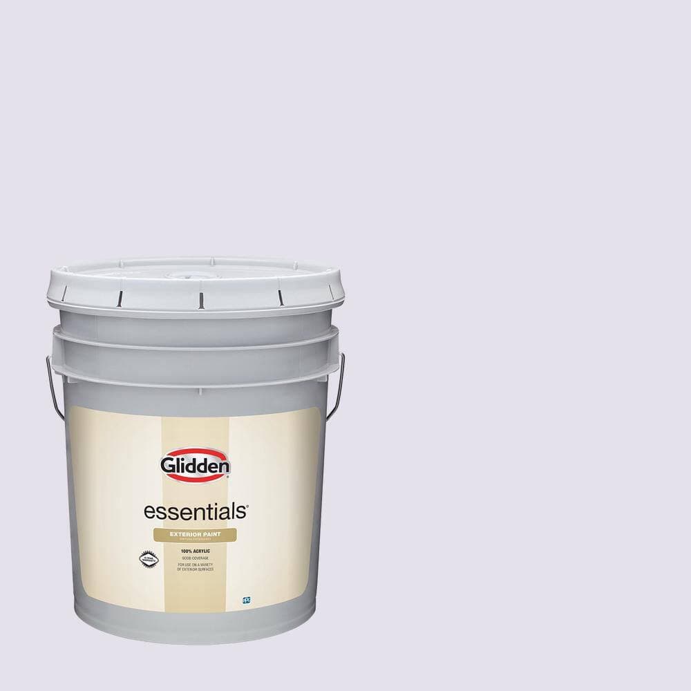 Glidden Essentials 5 gal. Guardian Angel PPG1247-2 Flat Exterior Paint