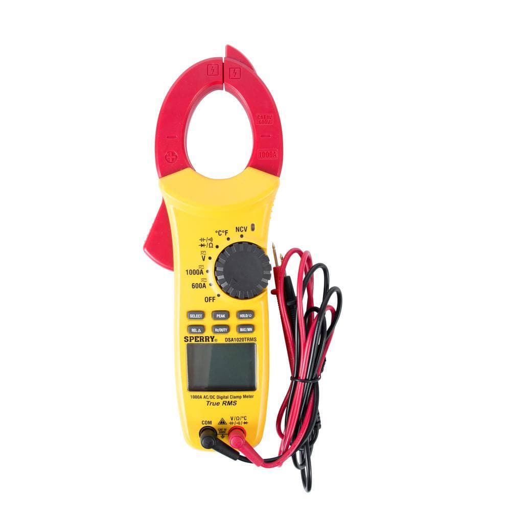 Sperry 10-Function 27 Auto-Range True RMS Digital Snap-Around Clamp Meter (3)