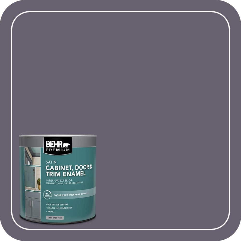 BEHR PREMIUM 1 qt. #N560-6 Fashionista Satin Enamel Interior/Exterior Cabinet, Door & Trim Paint (1)
