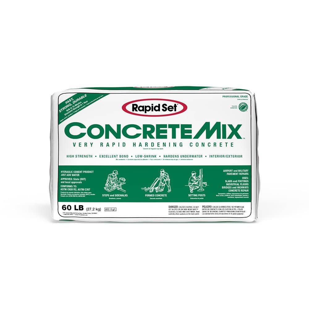 Rapid Set 60 lbs. High-Performance, Rapid-Hardening Concrete Mix