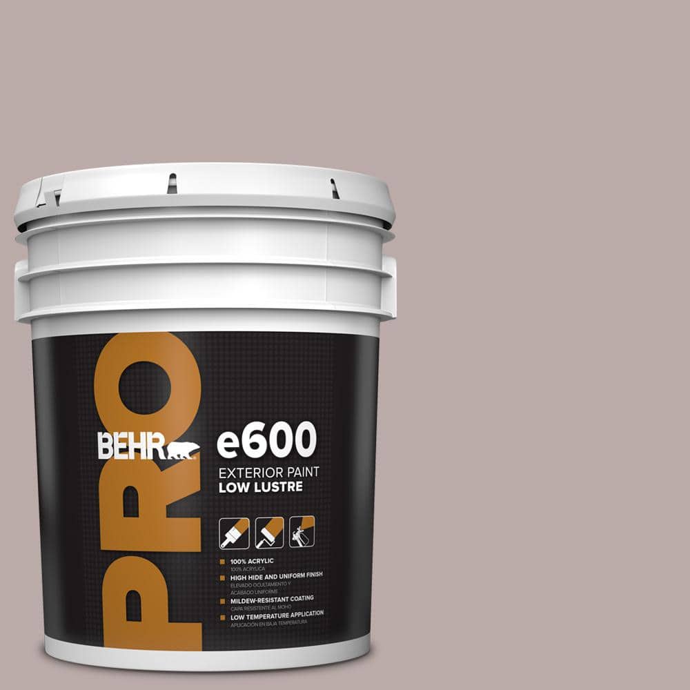 BEHR PRO 5 gal. #730B-4 Winter Cocoa Low Luster Exterior Paint