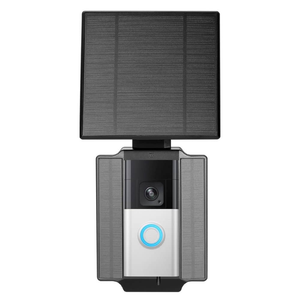 Wasserstein Solar Charger for Ring Video Doorbells (2024/Pro/Plus/4/3/3+/2nd Gen) and Wyze Pro-2. 5W Universal Solar Panel