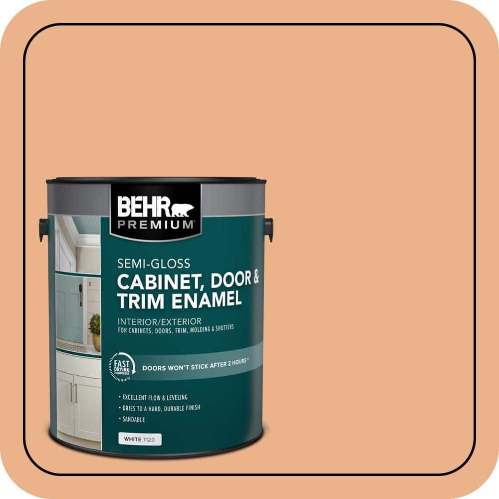 BEHR PREMIUM 1 gal. #M220-4 Trick Or Treat Semi-Gloss Enamel Interior/Exterior Cabinet, Door & Trim Paint
