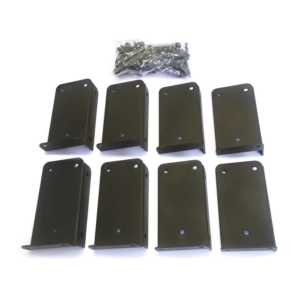 Pylex Universal Pergola Post Base Bracket Kit (2)