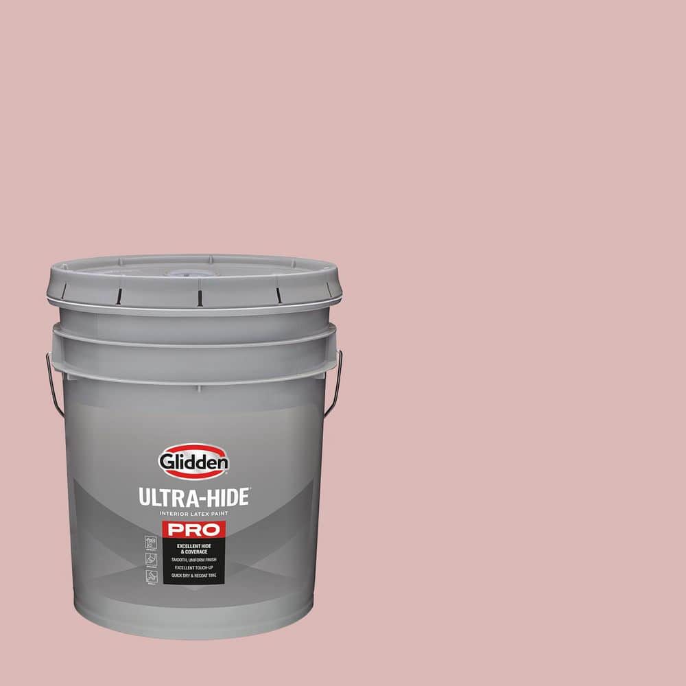 Glidden Ultra-Hide 1 gal. PPG1055-3 Rose Hip Semi-Gloss Interior Paint