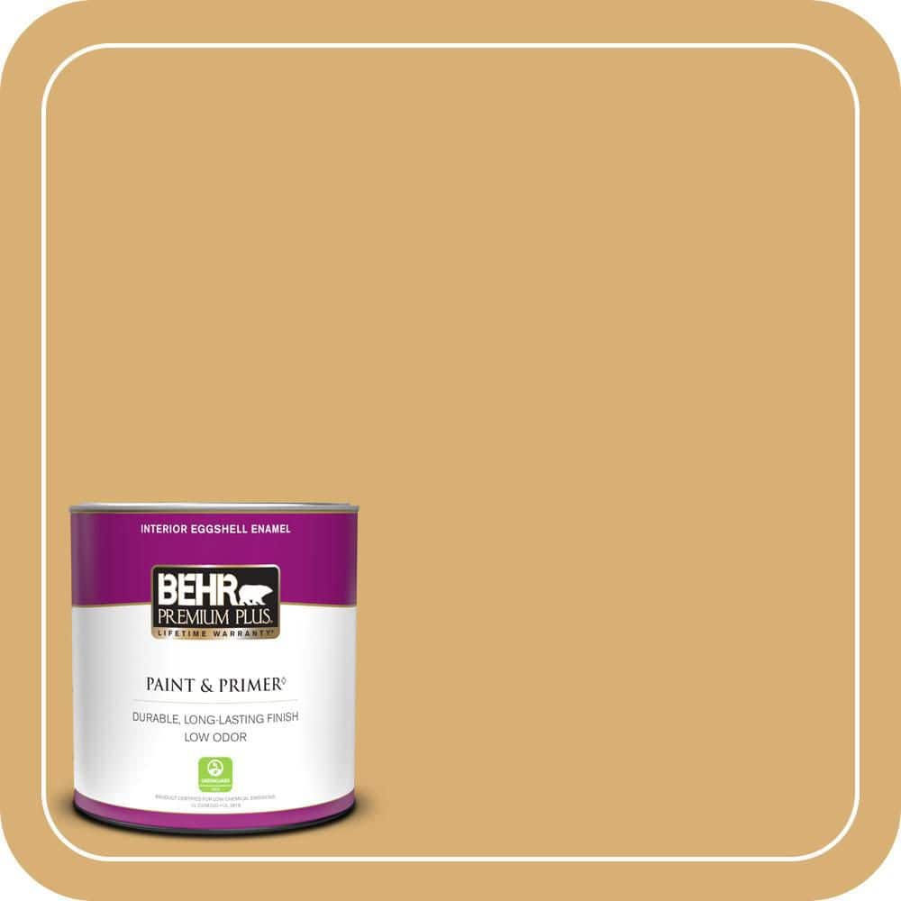 BEHR PREMIUM PLUS Home Decorators Collection #HDC-AC-08 Mustard Field Enamel Low Odor & Primer