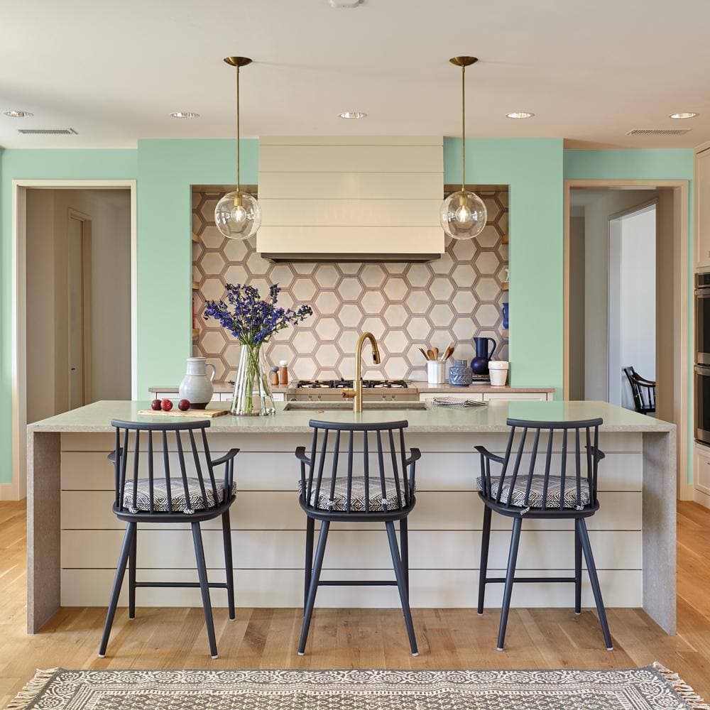 BEHR PRO 1 gal. #M410-3 Enchanted Meadow Semi-Gloss Interior Paint (3)