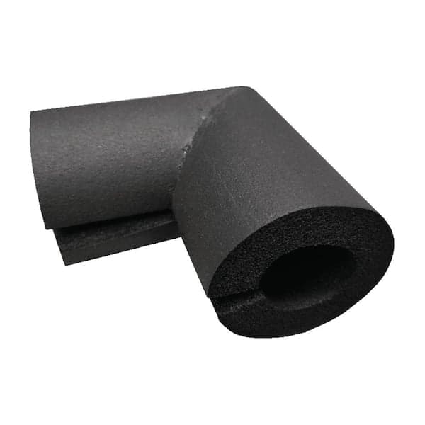 Everbilt 1 in. Rubber Pre-Slit Elbow Pipe Insulation (1-1/8 in. ID)