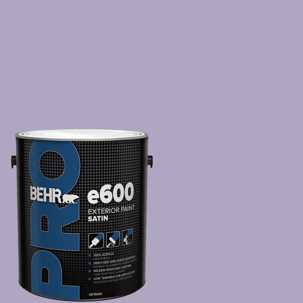 BEHR PRO 1 gal. #650D-4 Winter Amethyst Satin Exterior Paint