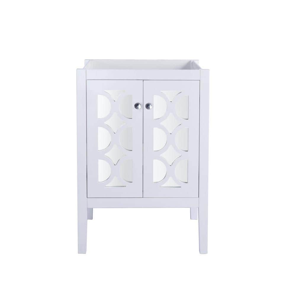 Laviva Mediterraneo 23.4 in. W x 21.7 in. D x 33.2 in. H Bath Vanity Cabinet without Top in White
