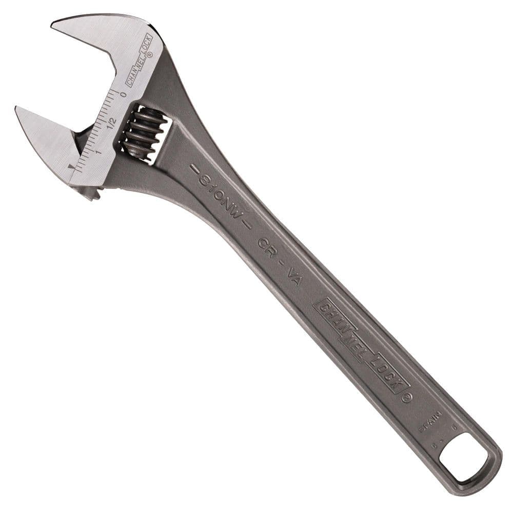 Channellock 10 in. Black Phosphate Adjustable Wrench