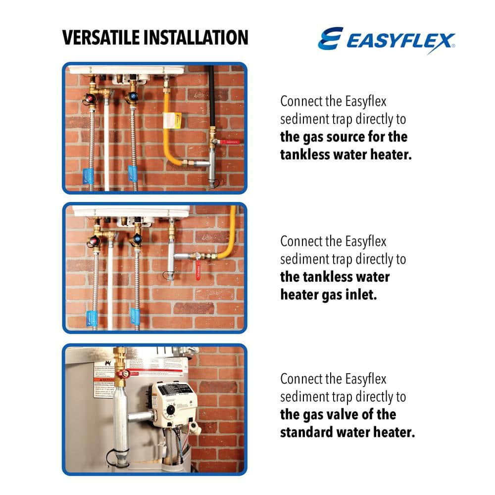 EasyFlex 3/4 in. Gas Sediment Trap (Drip Leg) (3)