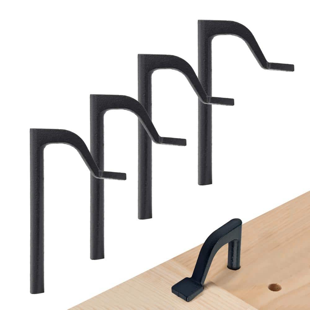 ‎POWERTEC 8 in. Workbench Holdfast Woodworking Clamps (4-Pack) (1)