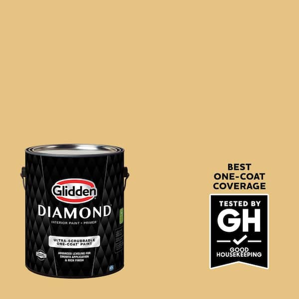 Glidden Diamond 1 gal. PPG1106-3 Autumn Glow Satin Interior Paint (2)