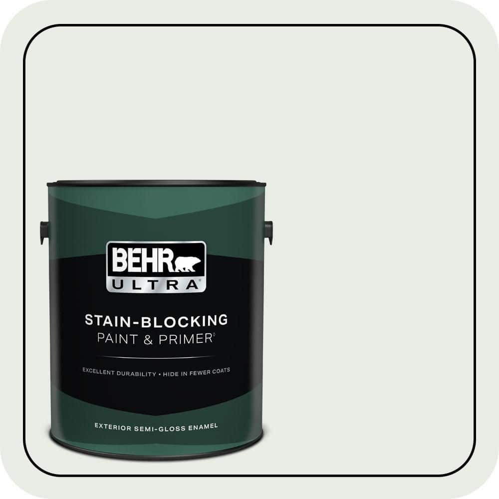 BEHR ULTRA 1 gal. #PPU25-12 Minimalistic Semi-Gloss Enamel Exterior Paint & Primer