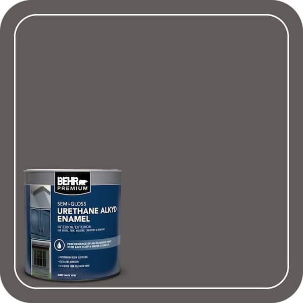 BEHR PREMIUM 1 qt. #PPU18-19 Intellectual Semi-Gloss Enamel Urethane Alkyd Interior/Exterior Paint (2)