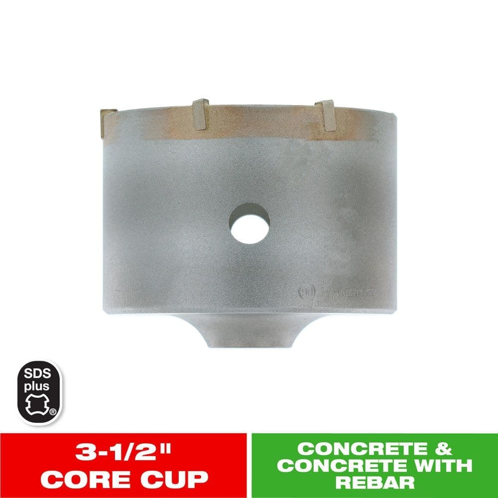 DIABLO 3-1/2 in. SDS-Plus Carbide Tipped Core Bit Thin Wall