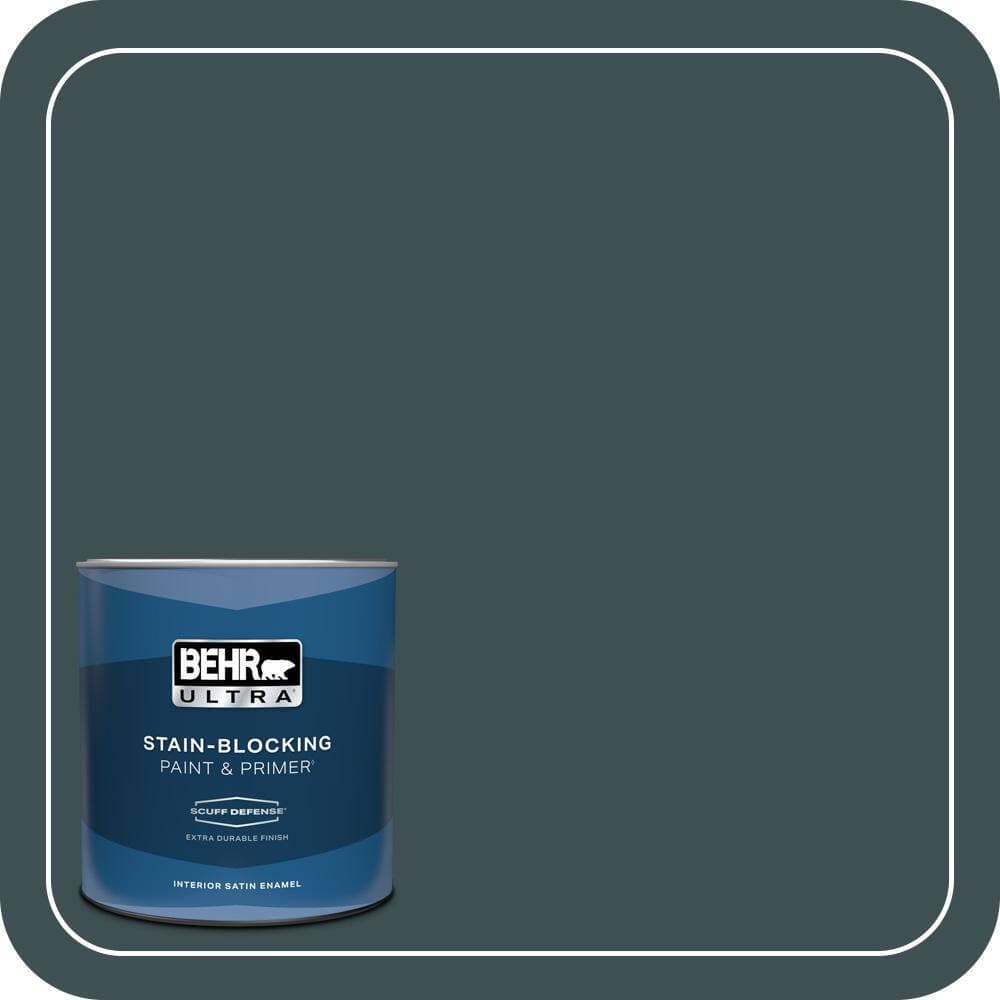 BEHR ULTRA 1 qt. #S440-7 Thermal Extra Durable Satin Enamel Interior Paint & Primer (1)