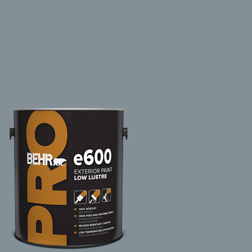 BEHR PRO 1 gal. #740F-4 Dark Storm Cloud Low Luster Exterior Paint