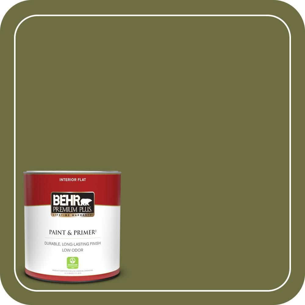 BEHR PREMIUM PLUS #400D-7 Jungle Trail Enamel Low Odor & Primer (1)