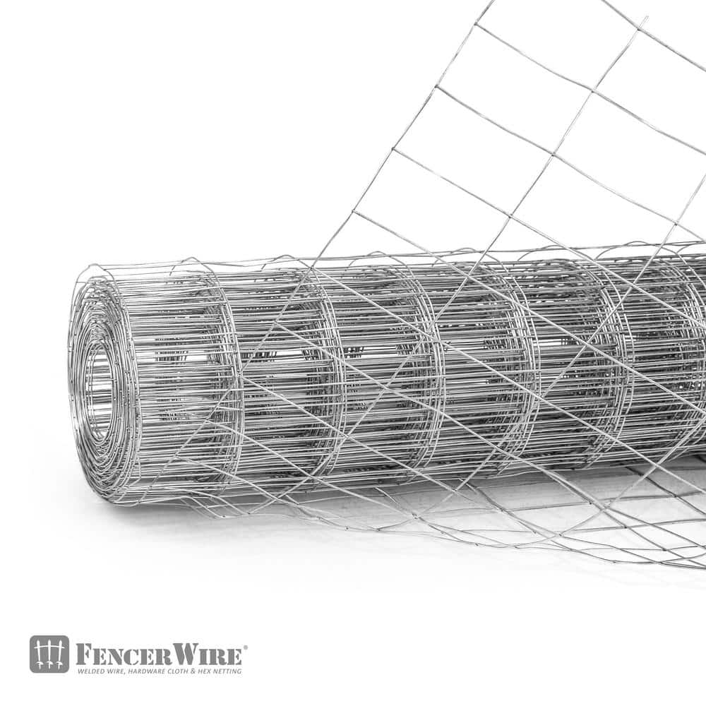 Fencer Wire 6 ft. x 50 ft. 14-Gauge Welded Wire Fence with Mesh 2 in. x 4 in. (1)