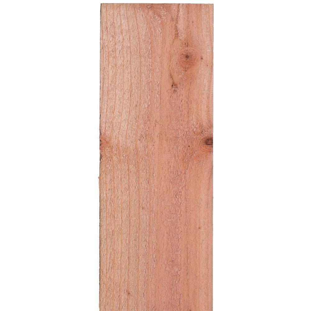 Mendocino Forest Products 3/4 in. x 5-1/2 in. x 6 ft. FSC Construction Heart Redwood Flat Top Fence Picket (3)