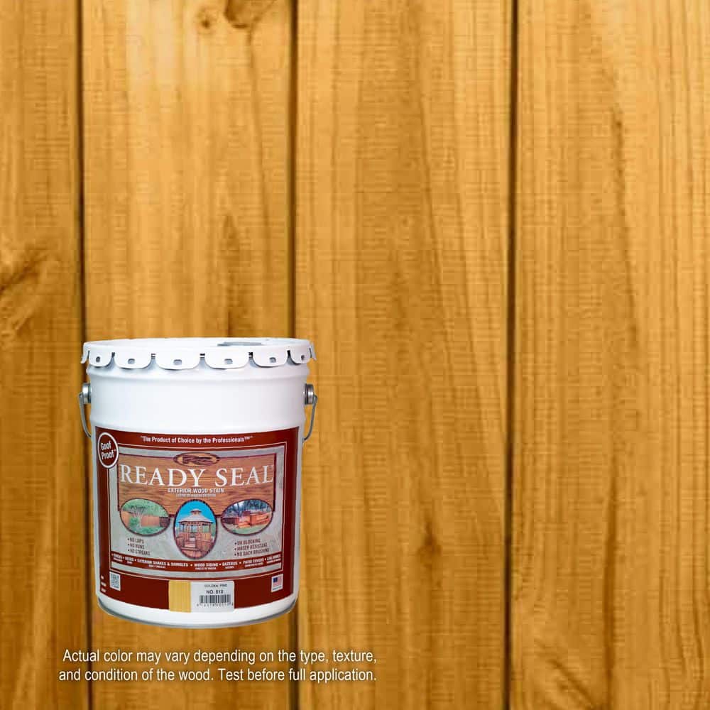 Ready Seal 5 gal. Golden Pine Exterior Wood Stain and Sealer
