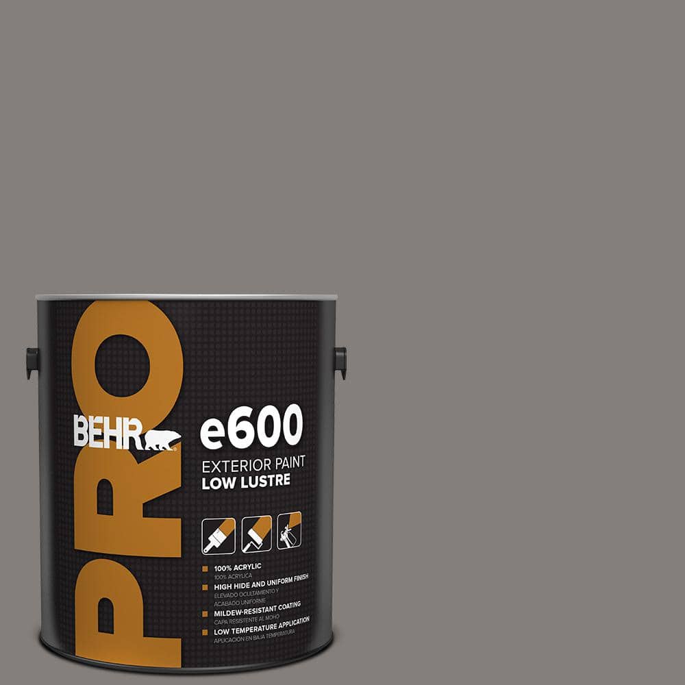 BEHR PRO 1 gal. #PPU18-17 Suede Gray Low Luster Exterior Paint