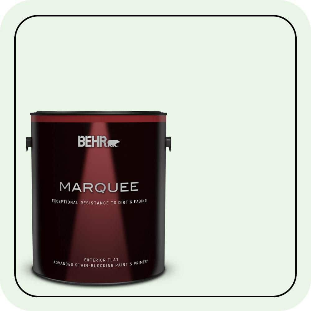 BEHR MARQUEE 1 gal. #460A-1 Bubble Flat Exterior Paint & Primer