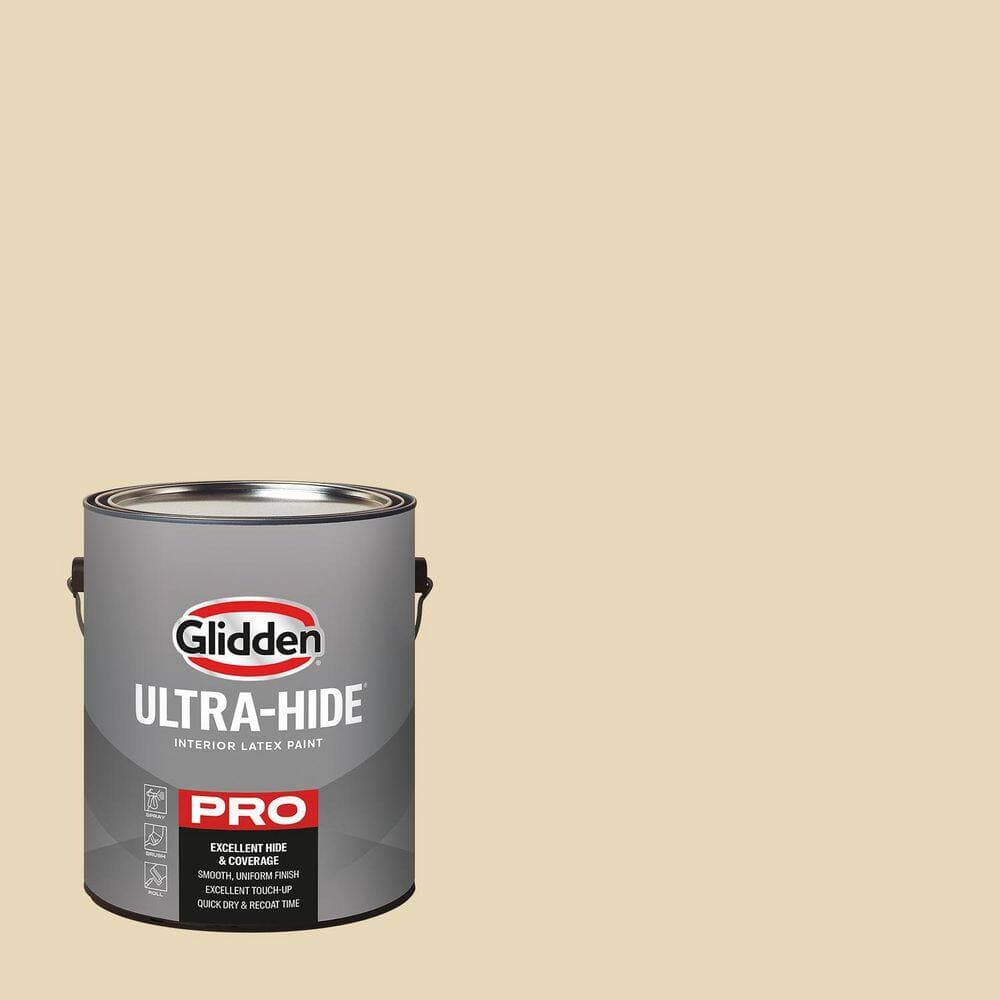 Glidden Ultra-Hide 1 gal. PPG12-28 At the Beach Semi-Gloss Interior Paint (1)