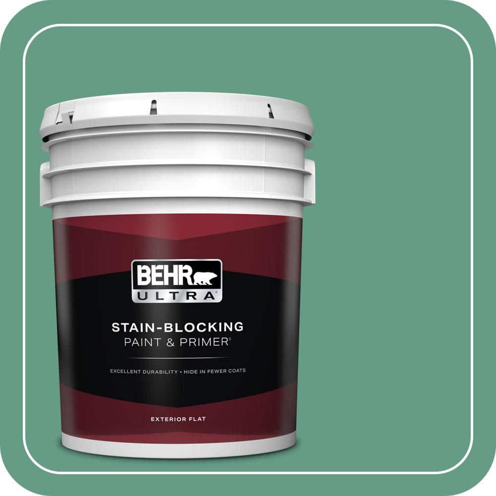 BEHR ULTRA 5 gal. #480D-5 Scotch Lassie Flat Exterior Paint & Primer