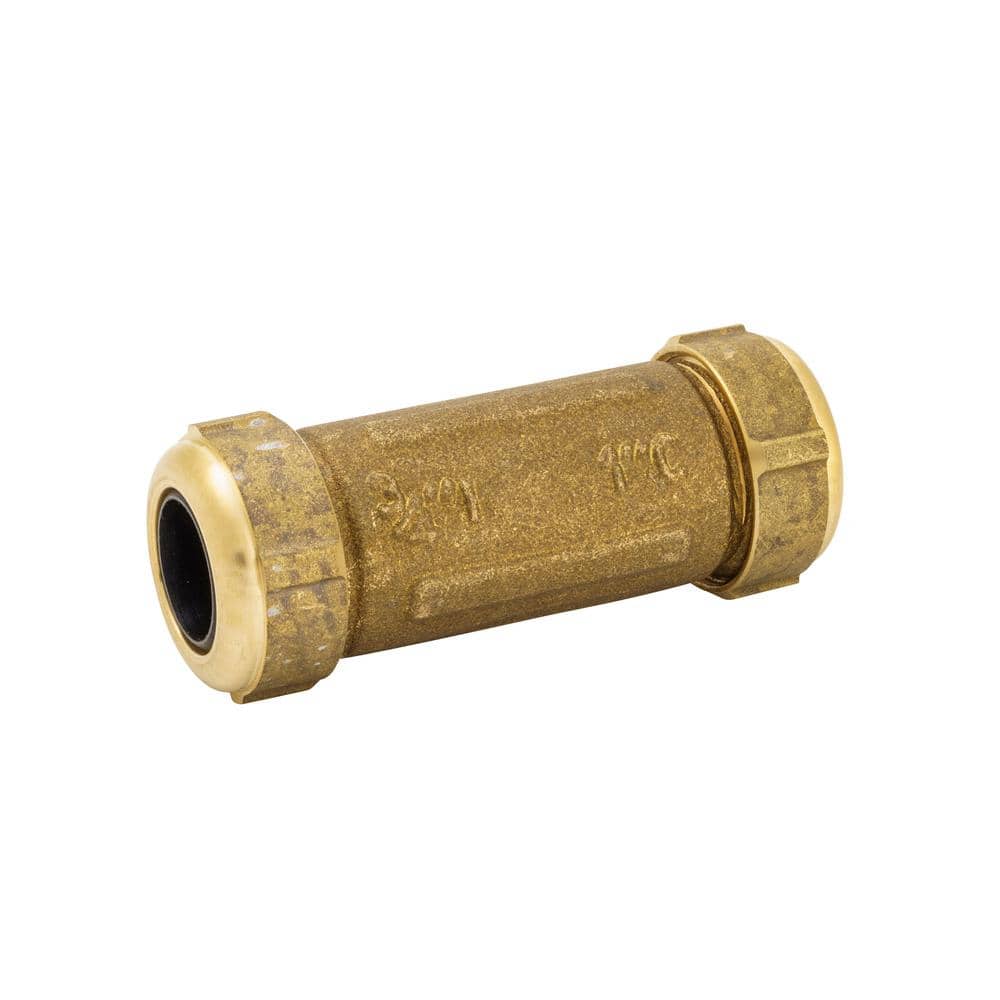 ProLine 1 in. CTS Brass Compression Coupling Lead Free