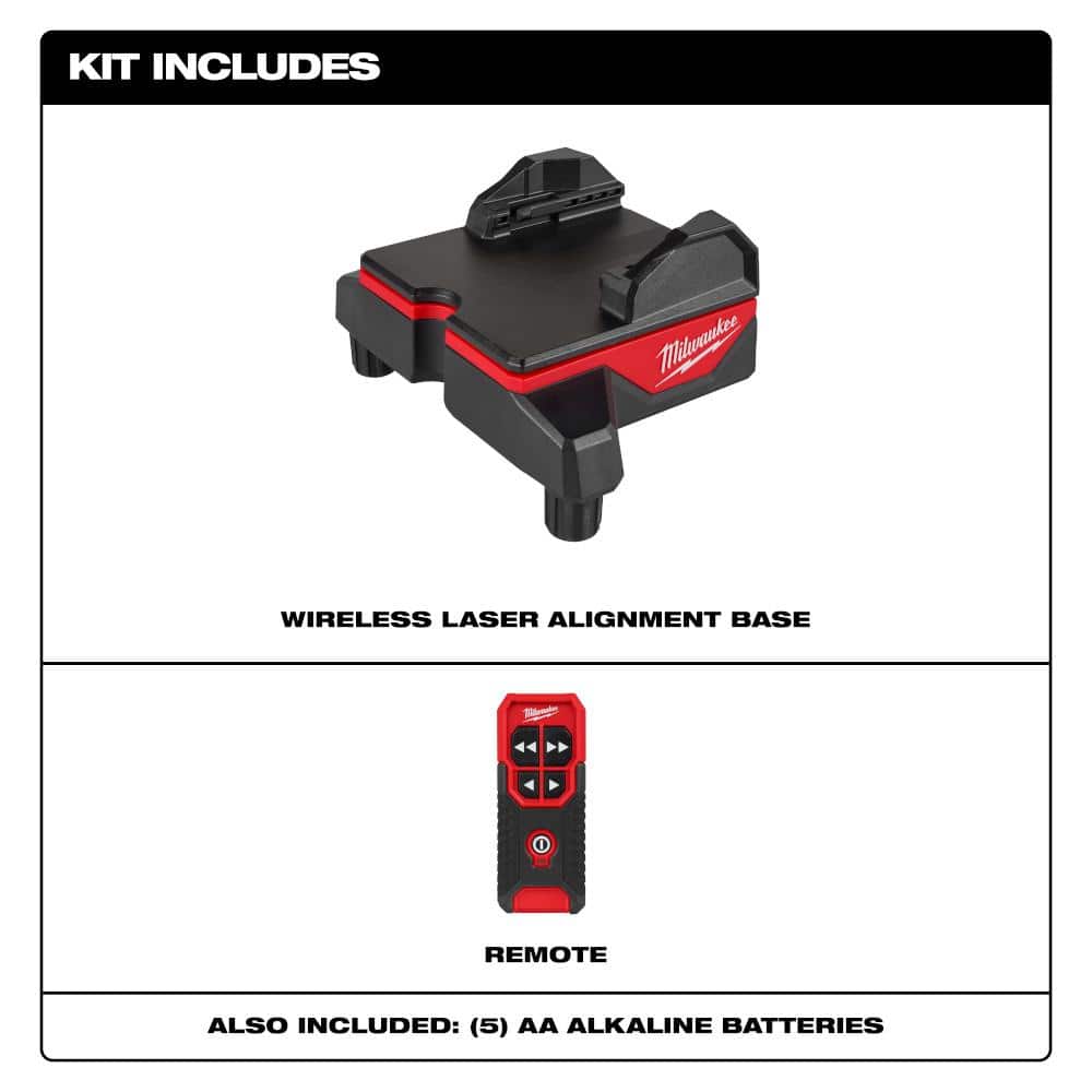 Milwaukee Wireless Laser Level Alignment Base with Remote (3)