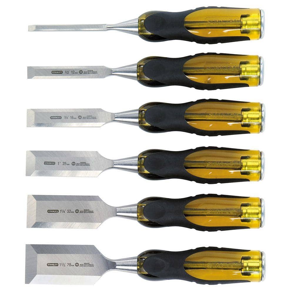 Stanley FATMAX Thru-Tang Wood Chisel Set (6 Piece)