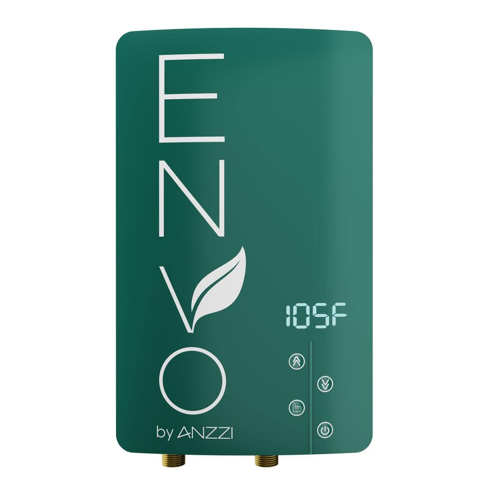 ANZZI ENVO Arima 14.6 kW 3 GPM Residential Single Phase Indoor Tankless Electric Water Heater with Limited lifetime warranty