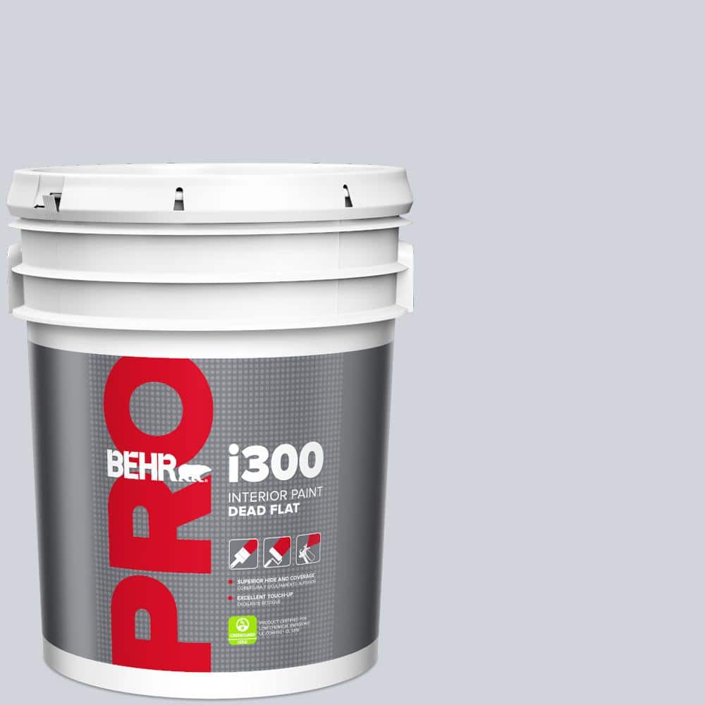 BEHR PRO 5 gal. #S550-1 Blueberry Whip Dead Flat Interior Paint