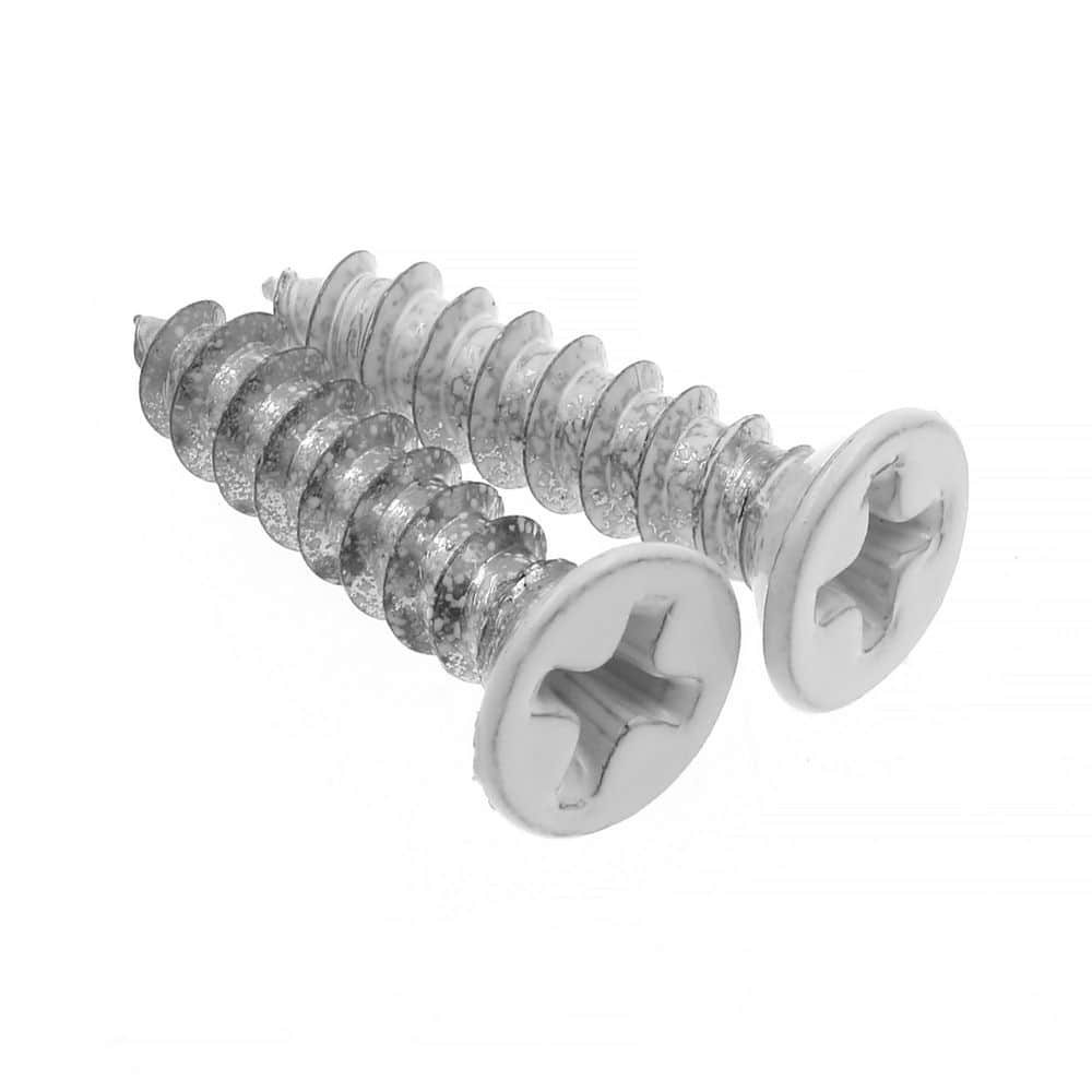 Prime-Line Storm and Screen Door Handle 4-3/4 in. (4 in. Hole Center) with Screws, White (Single Pack) (3)