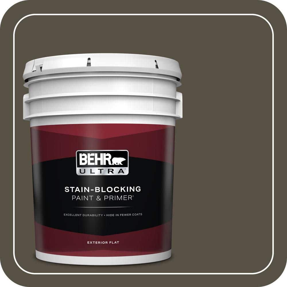 BEHR ULTRA 5 gal. #S-H-770 Bridgewood Flat Exterior Paint & Primer