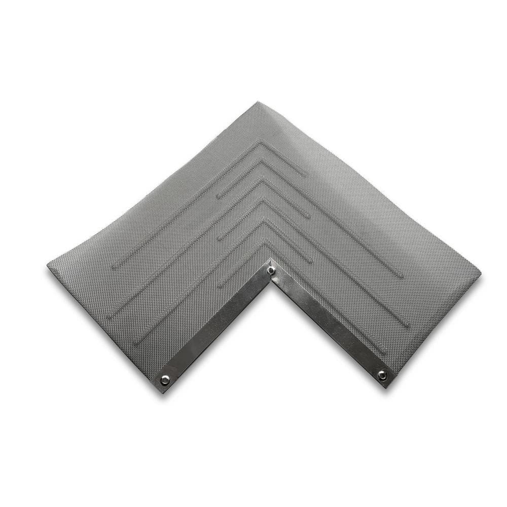 Best-1 Gutter Guards 6 in. x 6 in. Aluminum Inside Mitre with Stainless Steel Micro Mesh (5-Pack) (3)