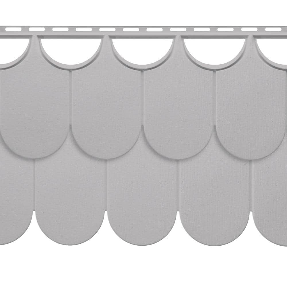 NovikShake HR 10.5 in. W x 32 in. L Gray Faux Stone Panel Siding (2)