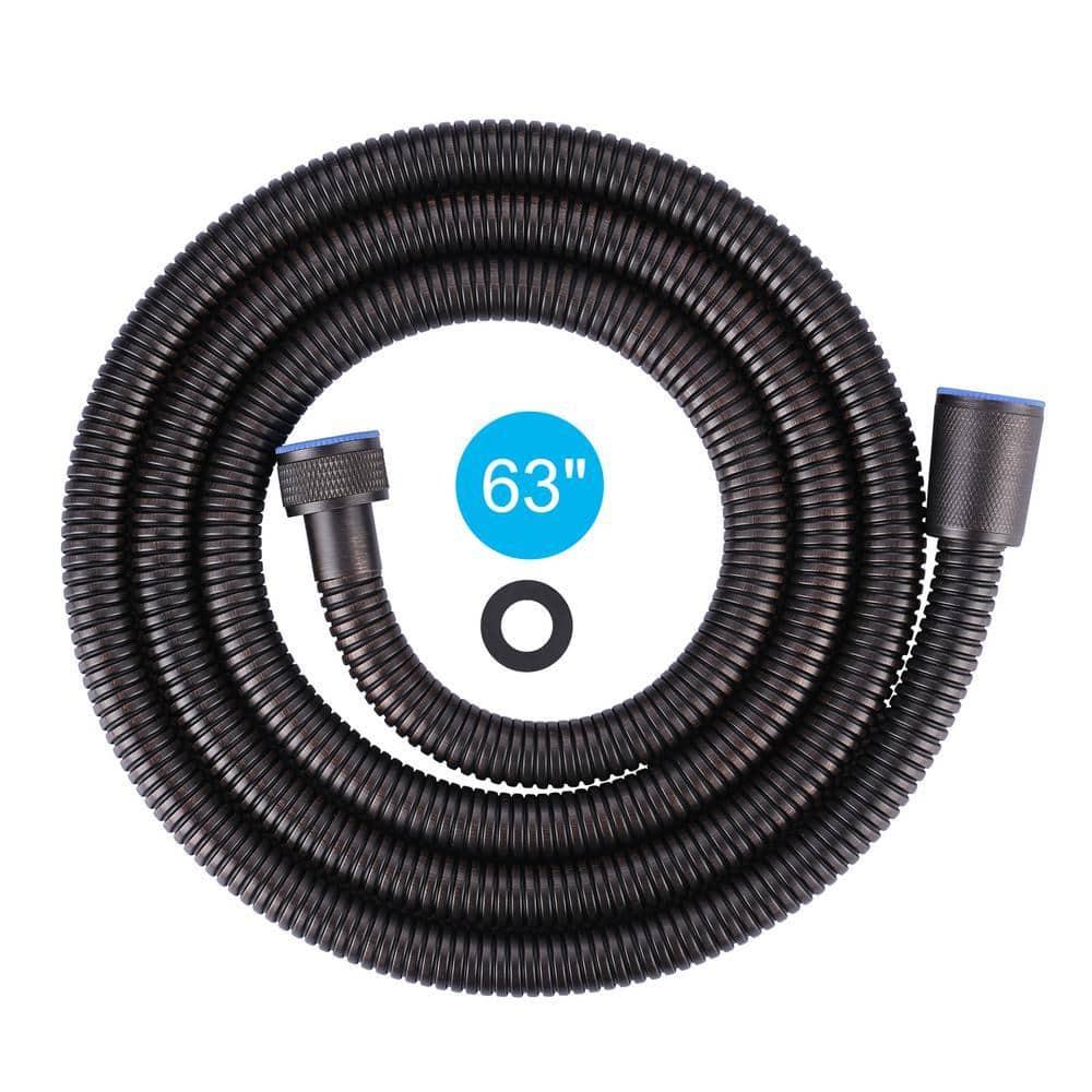 ALEASHA 63 in. Stainless Steel Shower Hose in Oil Rubbed Bronze (1)