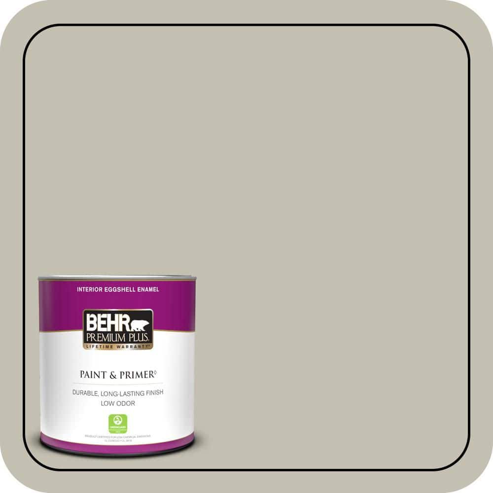 BEHR PREMIUM PLUS #N350-3 Biking Trail Enamel Interior/Exterior Paint & Primer Color Sample (1)