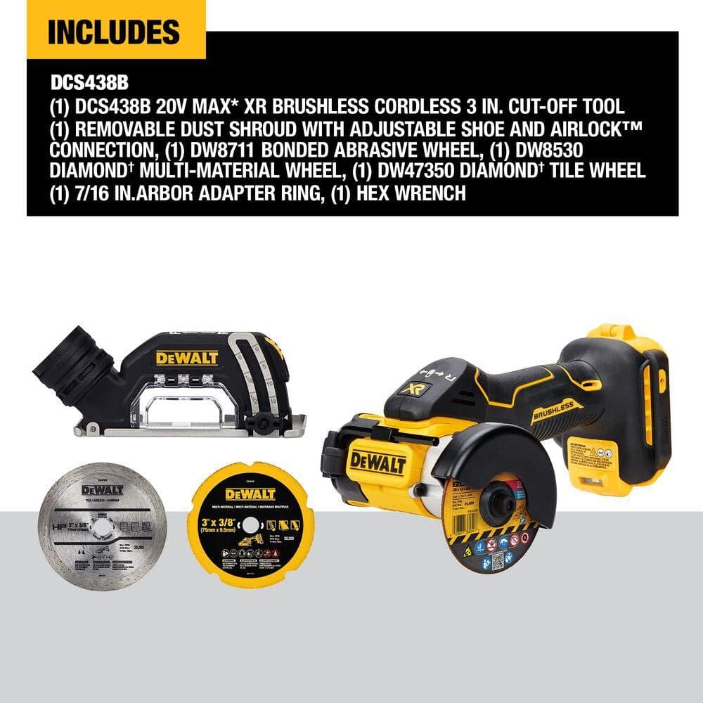 DEWALT 20V XR Cordless 3 in. Cut-Off Tool (Tool Only) (2)