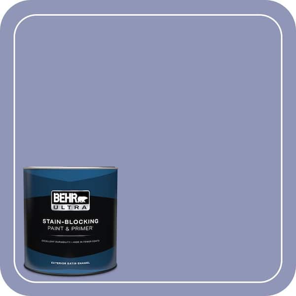 BEHR PREMIUM PLUS #BIC-20 Lively Lilac Flat Interior/Exterior Paint & Primer Color Sample (4)