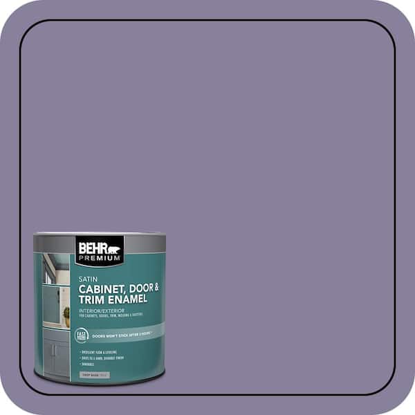 BEHR PREMIUM 1 qt. #S570-5 Live Jazz Satin Enamel Interior/Exterior Cabinet, Door & Trim Paint (2)
