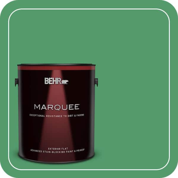 BEHR MARQUEE 1 gal. #P410-6 Solitary Tree Flat Exterior Paint & Primer (2)
