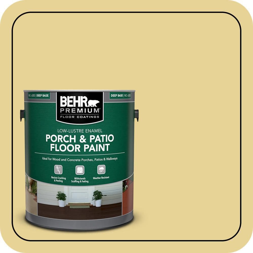 BEHR PREMIUM #390D-4 Low-Lustre Enamel Interior/Exterior Porch and Patio Floor Paint (1)